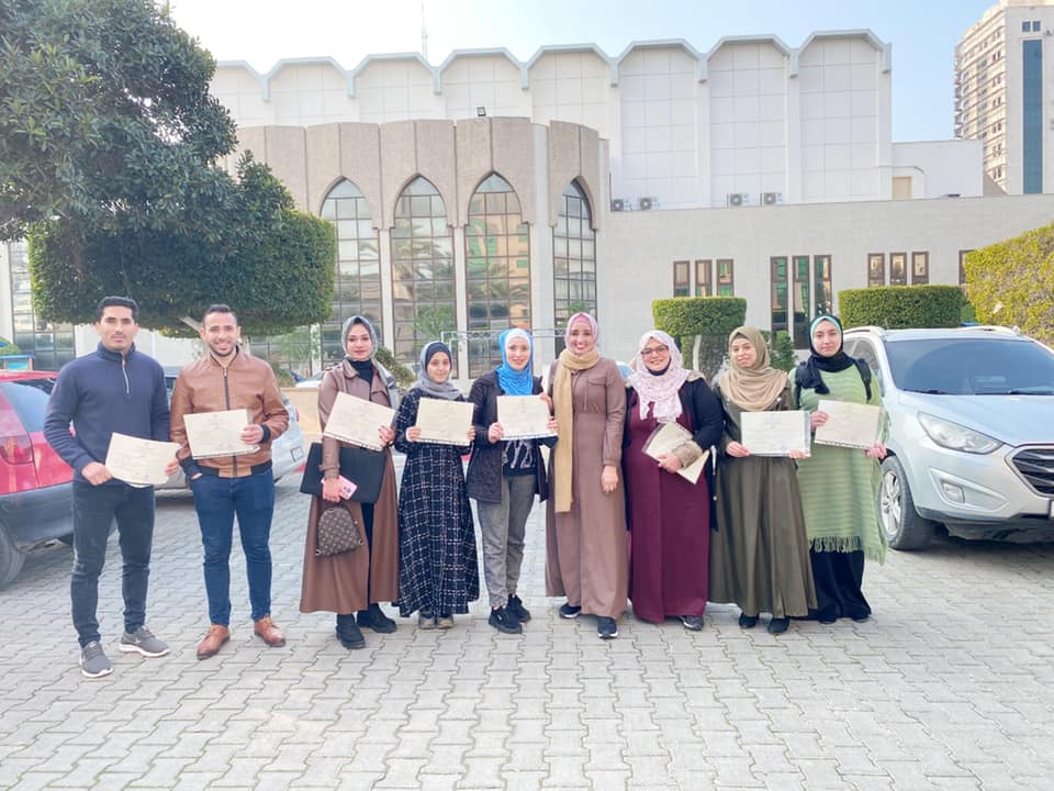 صورة: تخريج احدى مجموعات الرخصة الدولية لقيادة الحاسوب ICDL